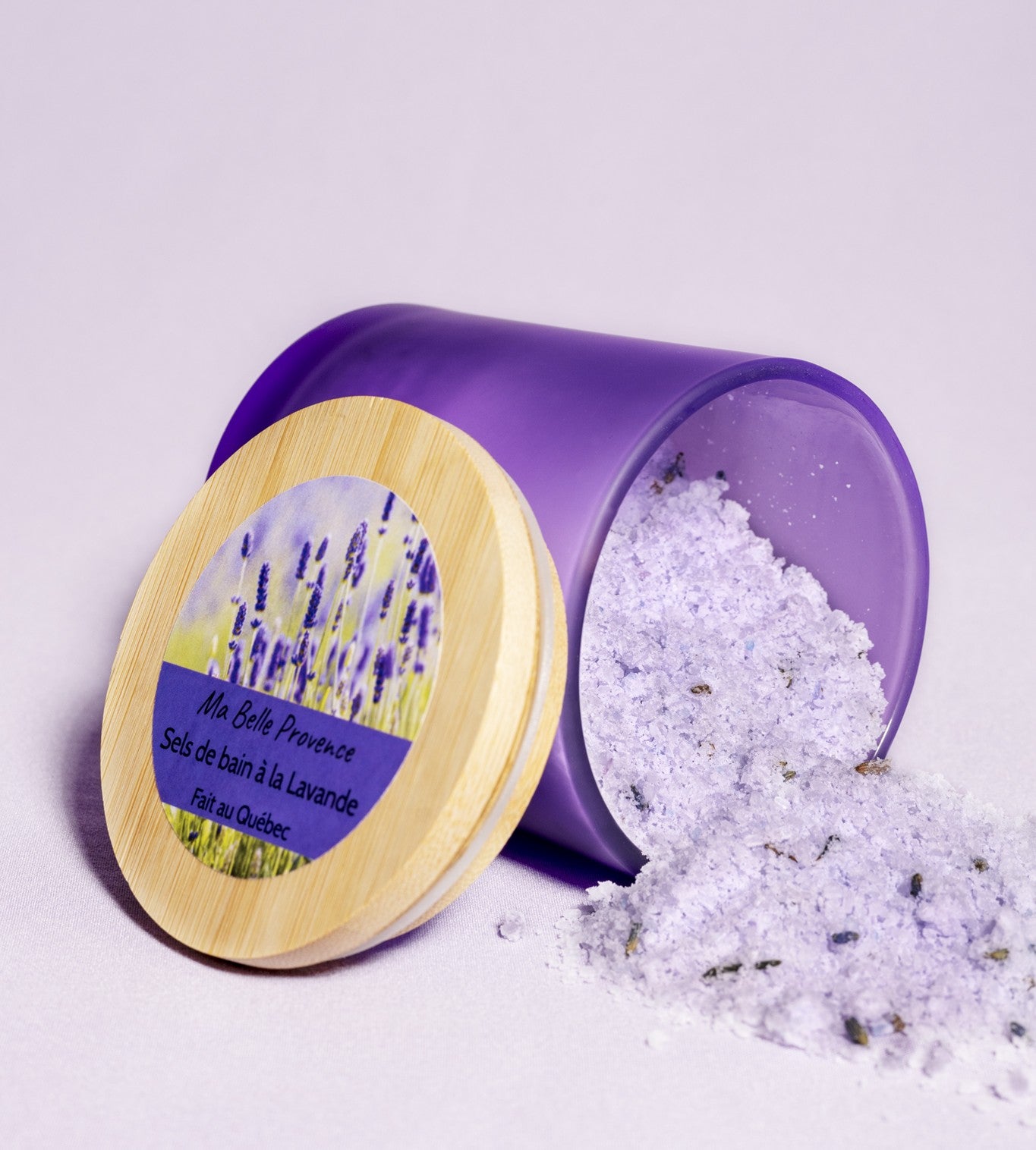 Sels de bain pot en verre